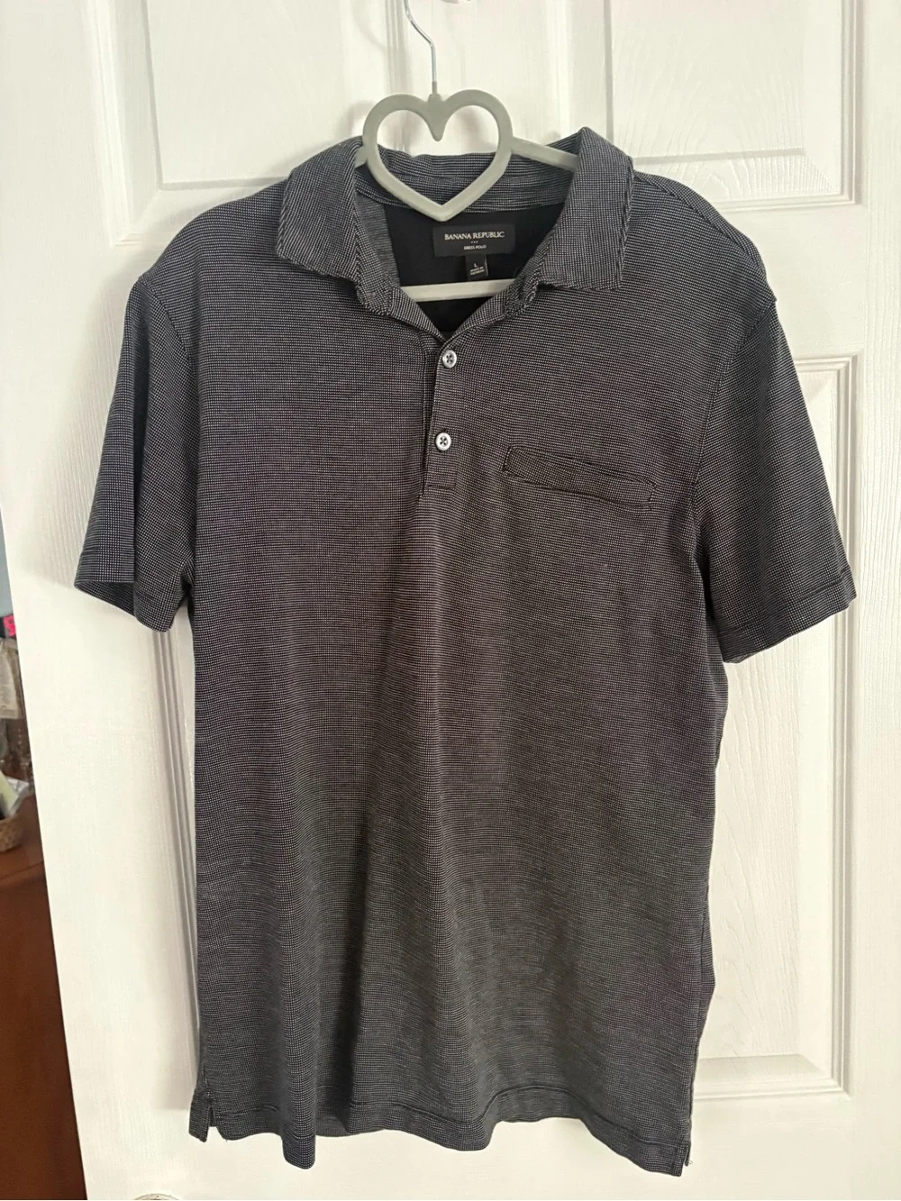 Banana Republic Men's Black Polo Shirt